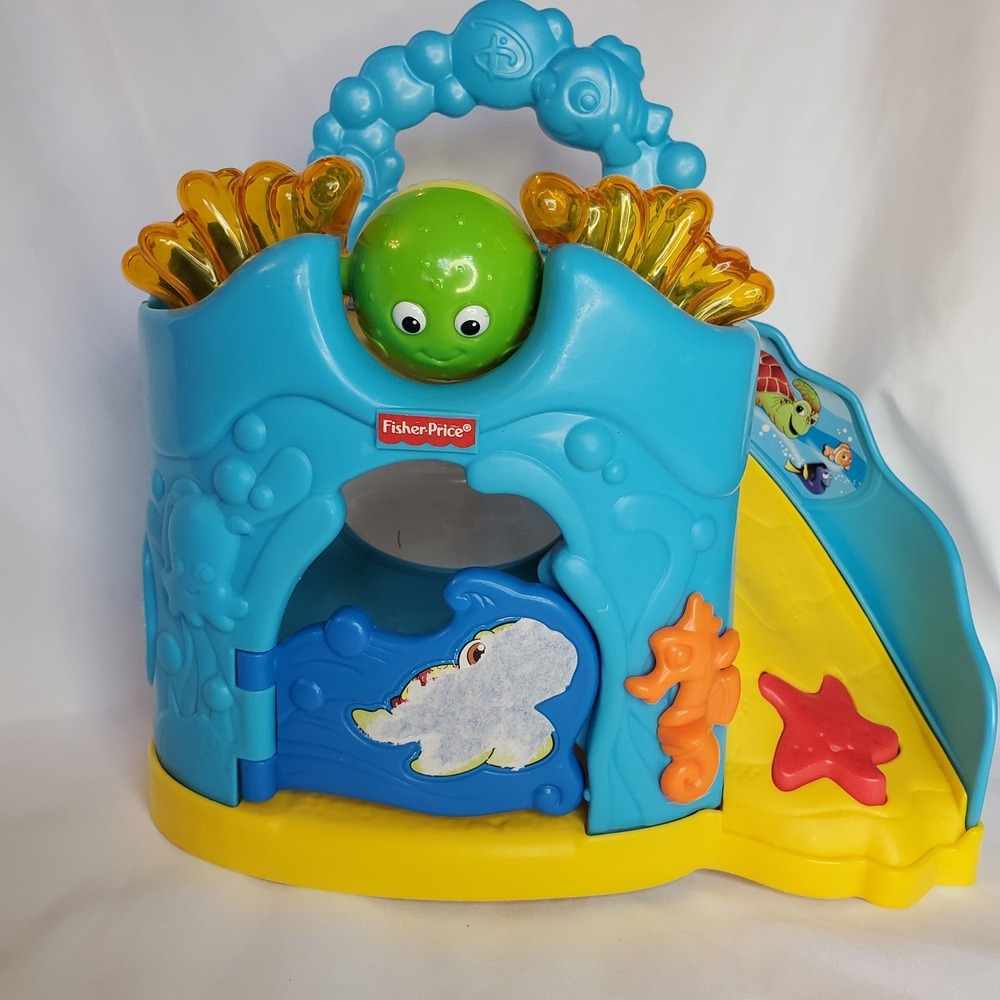 Fisher-Price Disney Baby Finding Nemo Rolling Around Rollin' Round Ramp Toy ReAD